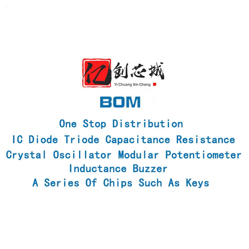 Os componentes eletrônicos são equipados com o único diodo triode ic chip resistência capacitor circuito integrado um-pare bom