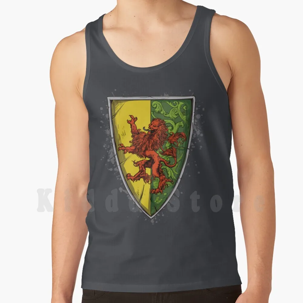 William Marshal-Coat Of Arms Tank Tops Vest Sleeveless England France Shield Lion Beast Tournament Joust War