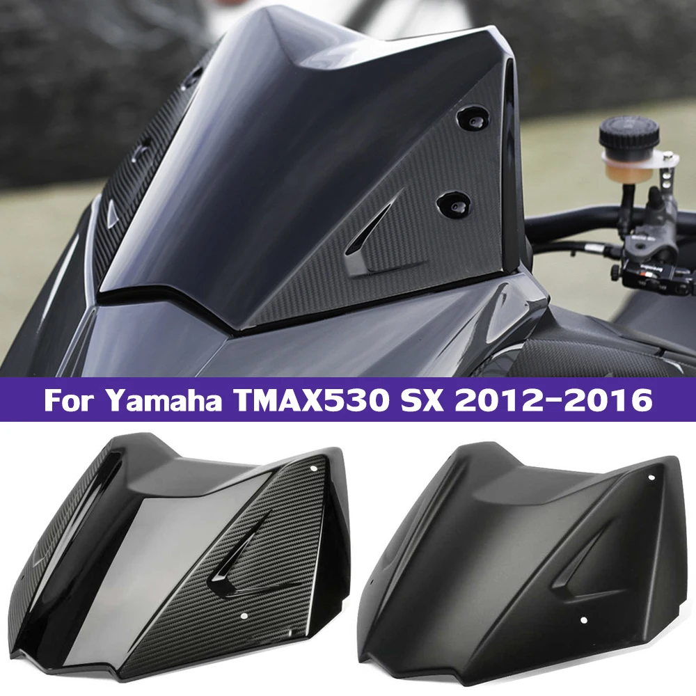 

Motorcycle Windshield Windscreen Wind Deflector For Yamaha TMAX 530 TMAX530 SX XP530 DX T-MAX 530 12 2013 2014 2015 2016 Carbon