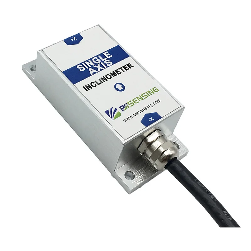 Capteur d'angle d'inclinaison BWM418, inclinomètre à axe unique, précision 0.01, résolution 0.001/ 4-20mA ,0-20mA ,0-24mA, sortie RS232 (en option)