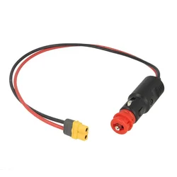 12-24V Car Cigarette Lighter Plug Male to XT60 Female Socket Connector Plug Adaptor With14AWG 20/30/50cm  Wire for RC Chargers