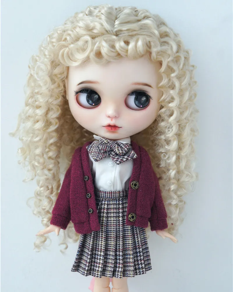 Jusuns JD145 1/6 1/4 1/3  Long Curling Soft Synthetic mohair BJD Wigs  YOSD  MSD  SD DOD QBaby Blythes Doll accessories