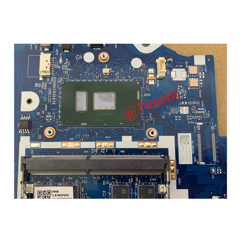 SR2JG I3-6006U 4G for Ideapad 330-15IKB 81DC Laptop Integrated Motherboard NM-B241 5B20S95584 5B20S95585