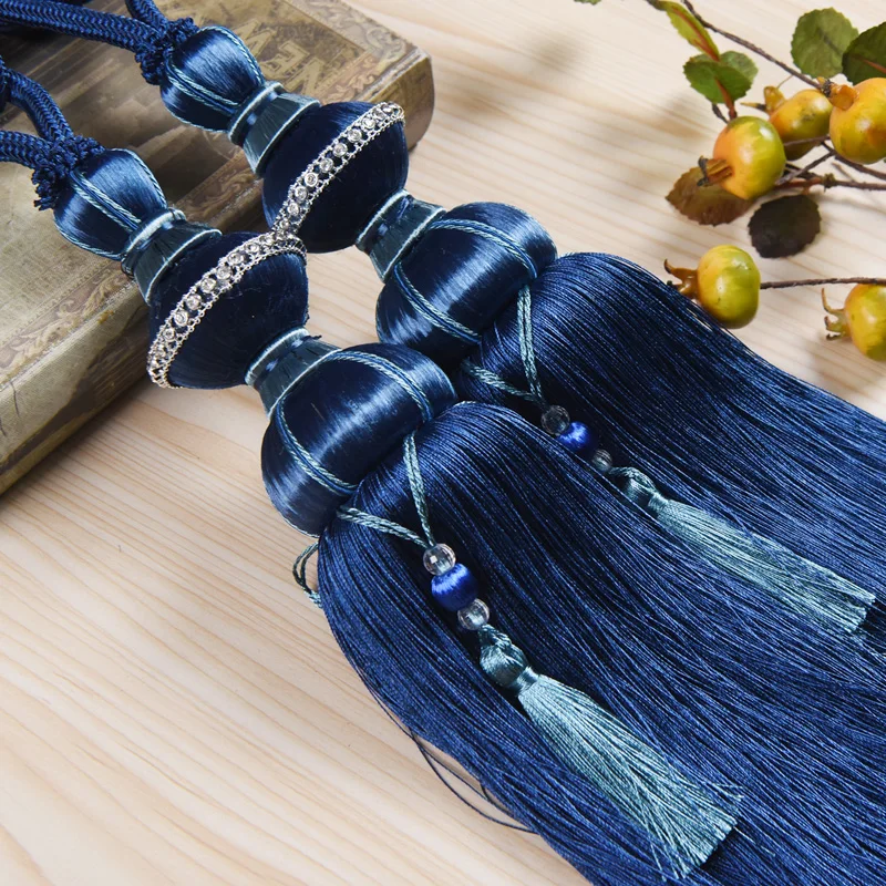 Curtain Tapestry Hanging Tassel Hanging Belt Ropes Ball Buckle Decoration Curtains Tiebacks Buckle Bandages Curtain Accessories