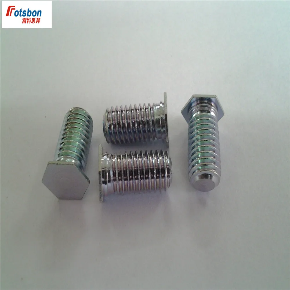 

NFH-M3-4/6/8/10/12/15/18/20 Hexagonal Head Studs Self-clinching Stud Pin Clinch Pins Screw Sheet Metal Brass Vis Screws PCB