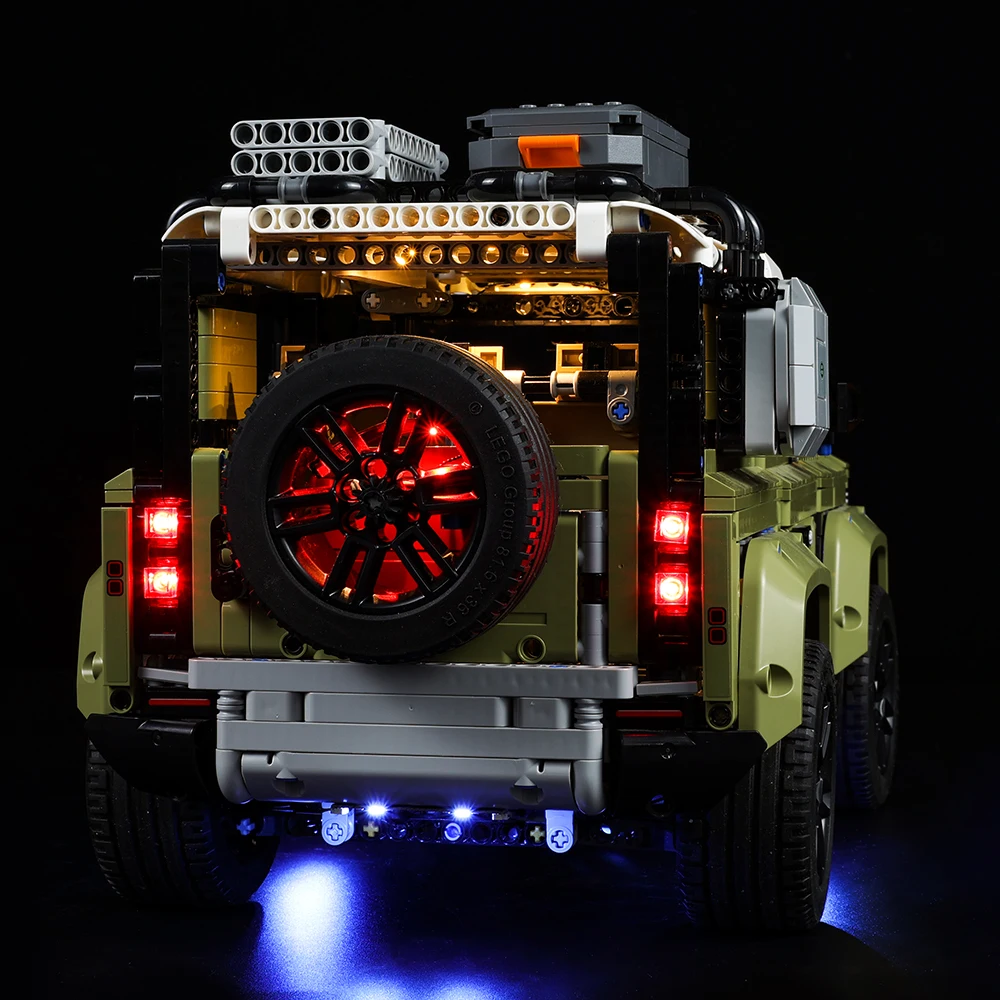 LED Light Kit For 42110 Technic Defender Car Model DIY Toys Set Not Included Building Blocks