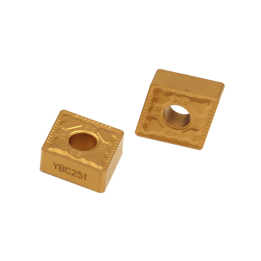 CNMG120404 CNMG120408-PM CNMG120412 PM YBC251 YBC252 inserto in metallo duro utensile per tornitura esterna utensili da taglio tornio CNC lama originale