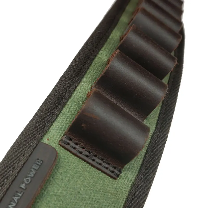 Leather Rifle Sling Shoulder Padding Tactical Strap And Shotgun Gun Buttstock Ammo Shell Holder For 5pcs 12 Gauge