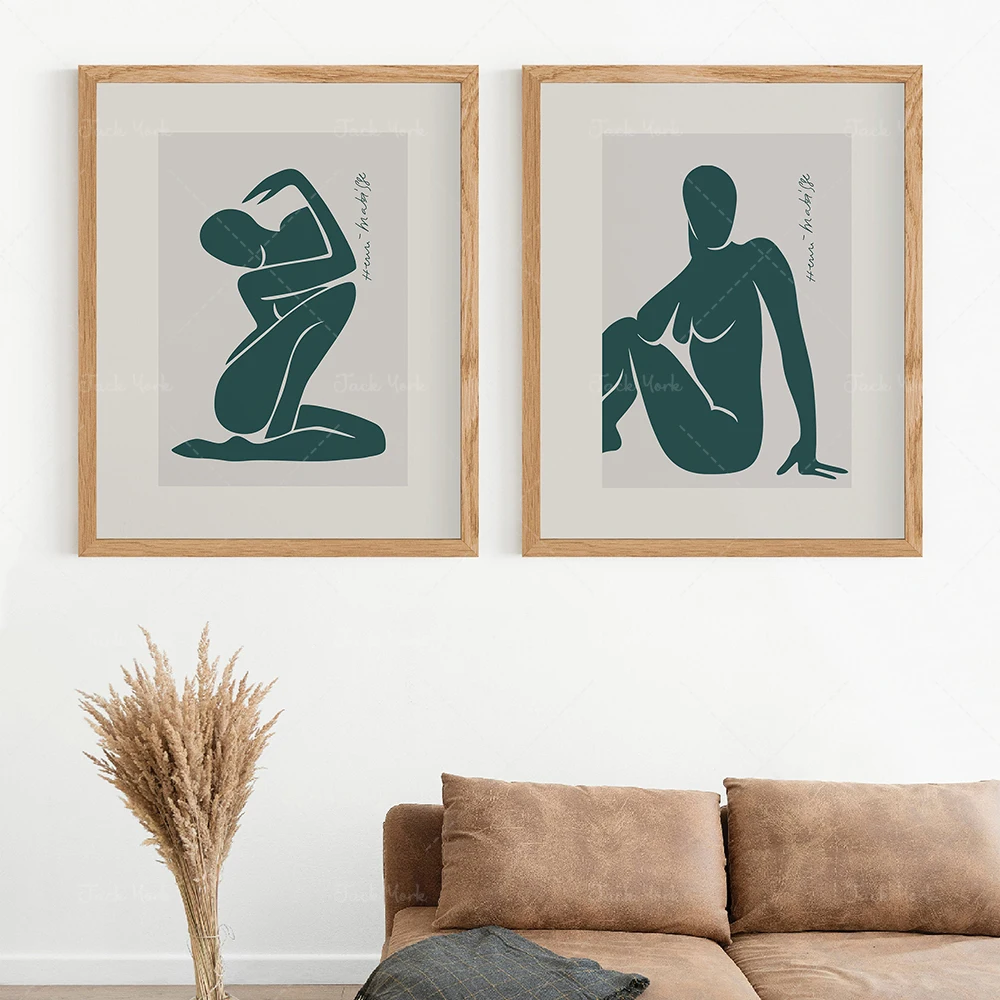 Henri Matisse Set of 2 Prints, Matisse Print, Printable Wall Art, Matisse Nu Bleu, Matisse Poster, Exhibition Wall Art