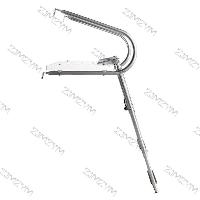 9924S3 Hardware Accessoires Boot Stap Ladder 3-Sectie Marine Ladderthickened Rvs Telescopische Ladder Leuning Ladder