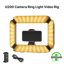Ulanzi U200 Smartphone Video Rig LED Ring Light for Gopro Phone Camera Youtube Live Lamp with Cold Shoe For Mic Video Tripod