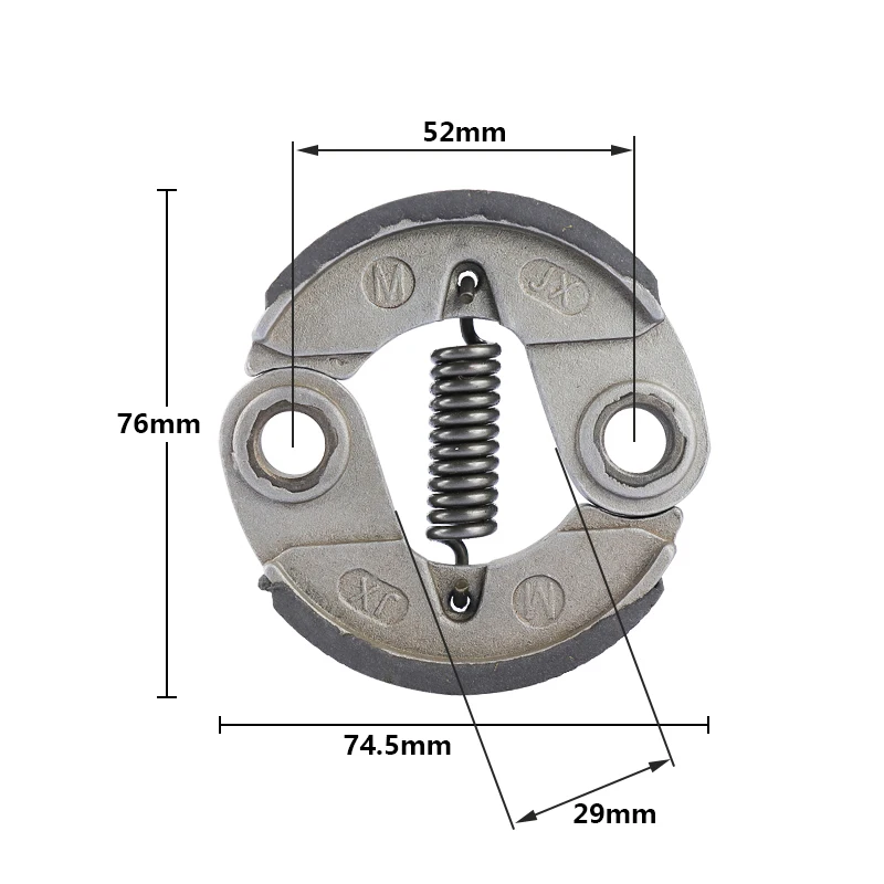 Free Shipping CMCP 40-5 Brush Cutter Clutch Garden Tools Trimmer Clutch 43CC 49CC 52CC Lawn Mower Grass Trimmer Parts