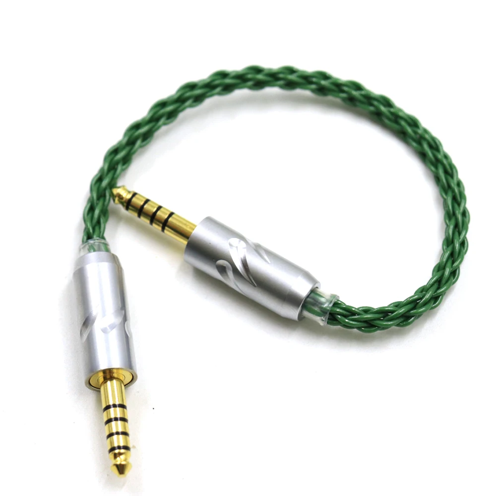 Haldane 26AWGx8 OCC فضي 4.4 كابل محول متوازن ذكر إلى ذكر تسجيل الحمى لمضخم الصوت Eadphone Furutech-Type