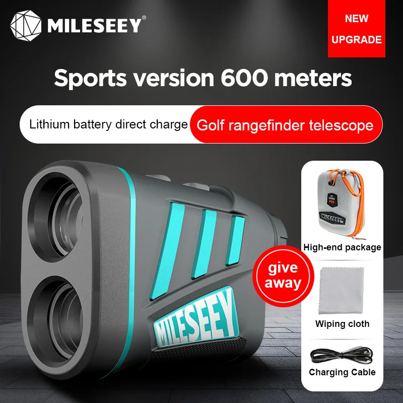 Mileseey PF240 600M 800M 1000M Yd Golf Laser Rangefinder Mini Golf Rangefinder Sport Laser Measure Distance Meterfor Hunt Golf c