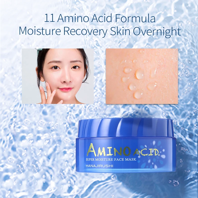 HANAJIRUSHI Skin Care Amino Acid Facial Cleanser Limpiador Facial Face mask