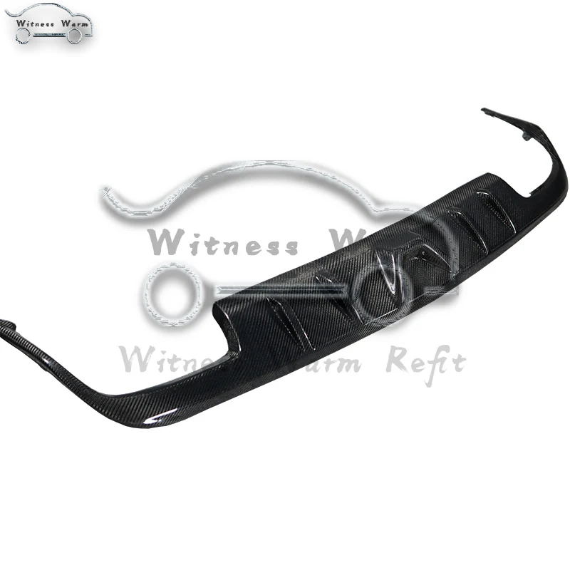 Carbon Fiber Rear Bumper Spoiler Lip Car Rear Bumper Diffuser for Mercedes-benz Coupe W207 C207 A207 E200 E260 E350 Sport Bumper