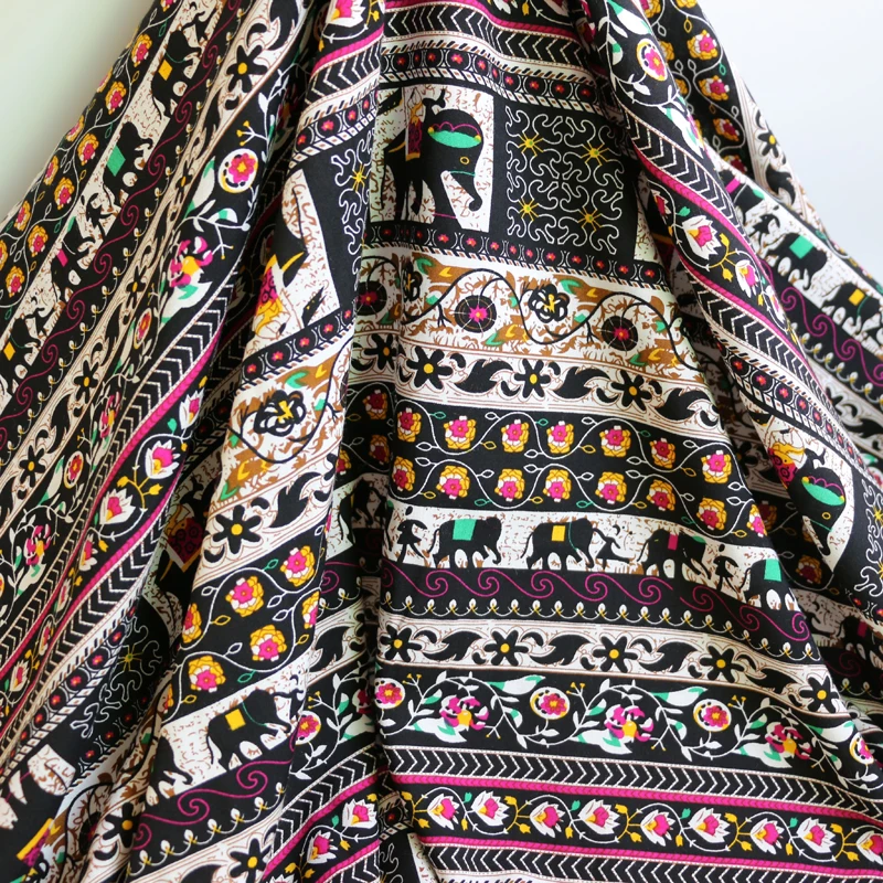 1 Meter X 1,35 Meter Hochwertiger Viskose-Stoff Rayon-Popeline Kleider- und Hemdenmaterial Großhandel – Detail 39