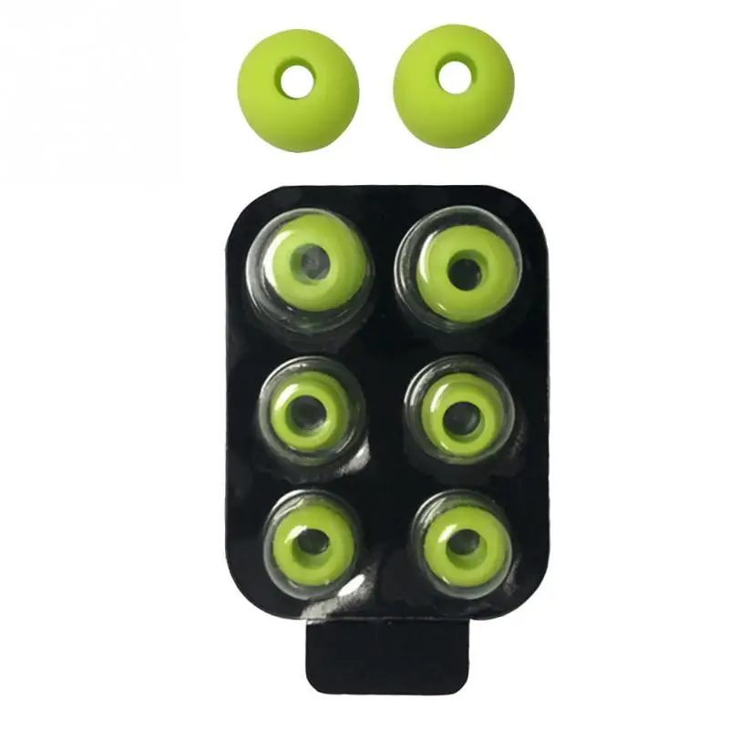 4 Pairs/set In Ear Noise Isolated Soft Anti Slip Removable Earbuds Tip With Box Spared Silicone Replacement For Beats Power3