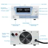 Wanttek-fuente de alimentación estabilizada de laboratorio, fuente de alimentación regulada digital variable, ajustable, 100V, 20a, 60V, 50A 5