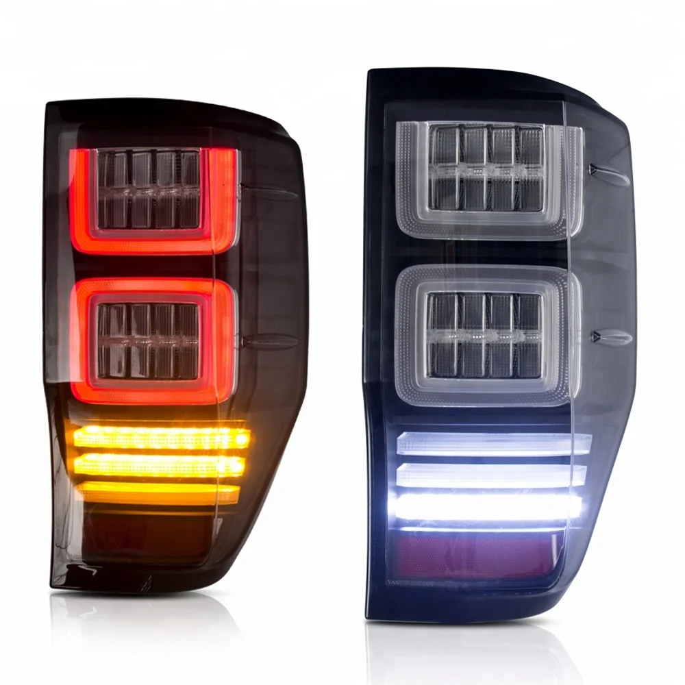 Raptor rear light with moving turn signal for Ranger taillight 2015+ LED Tail lights Tail Lamp modified accessory