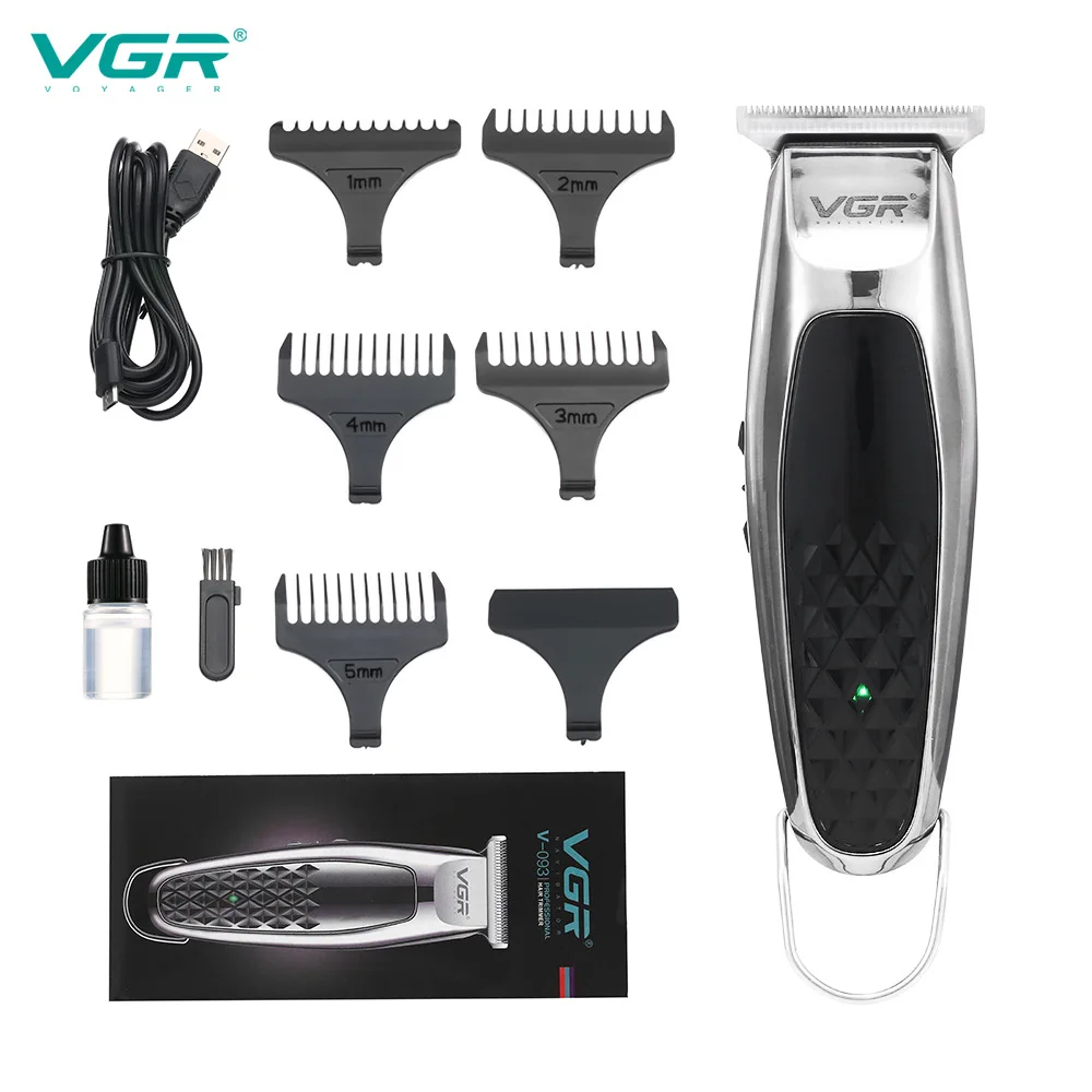 VGR 093 Clipper เด็ก Professional Personal Care USB Clippers Trimmer ตัดผมสำหรับตัดผม Clippers VGR V093