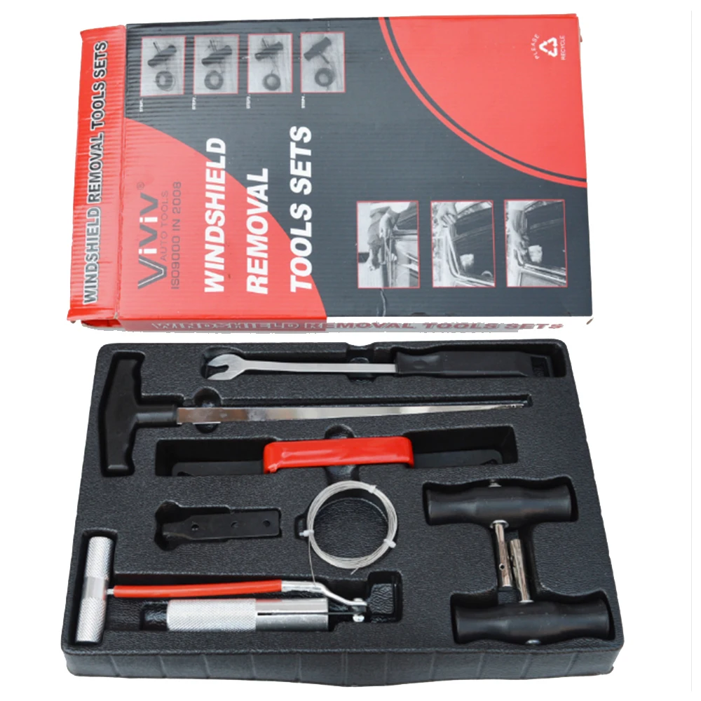 

Hot SaleProfessional Car Windscreen Windshield Removal Tool Kit Automotive Wind Glass Remover Set CN
