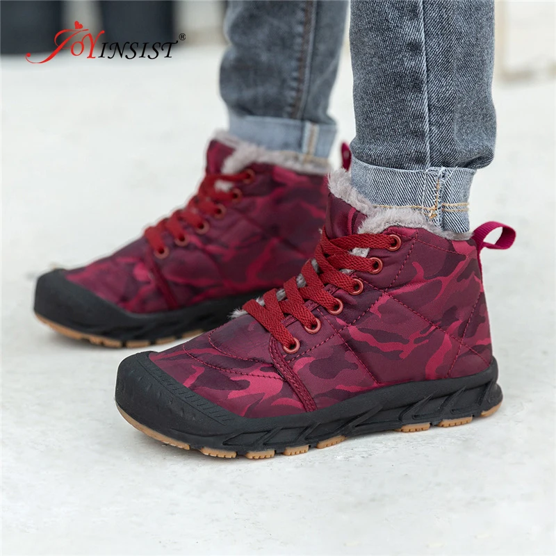 

2024 New Fashion Autumn And Winter Children's Snow Boot Leather Thickening Children's Cotton Shoes Baby Warm Sports Cotton Boots