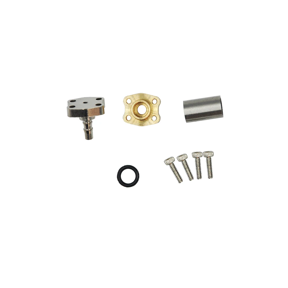 Hydraulic Full-Metal Flange 4MM Connector For RC Hydraulic Excavator Dump Truck Bulldozer Simulation Parts