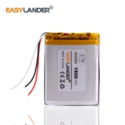 3 line 504050 3.7V 1500MAH (polymer lithium ion / Li-ion battery ) for Smart watch,GPS,mp3,mp4,cell phone,speaker