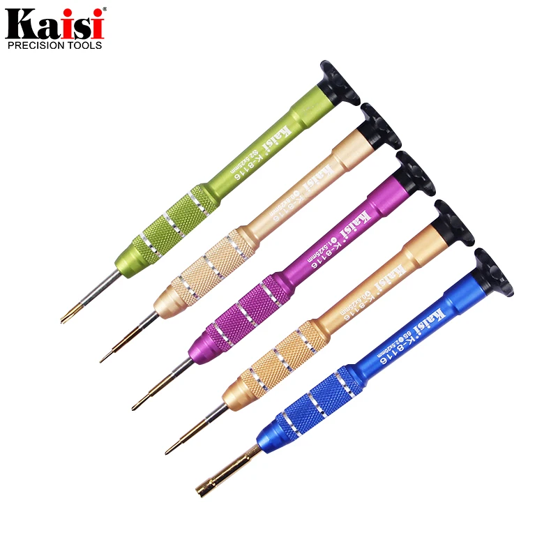 

Kaisi 5Pcs Precision Metal Screwdriver Set for Apple iPhone X for iPhone8 7 6s Disassemble Teardown Opening Repair Tools Kit