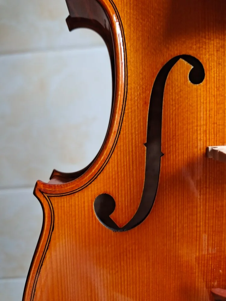 100% hand painted ! A Great Stradivari Style 4/4 Violin! Master Tone! free case bow rosin violino accessories