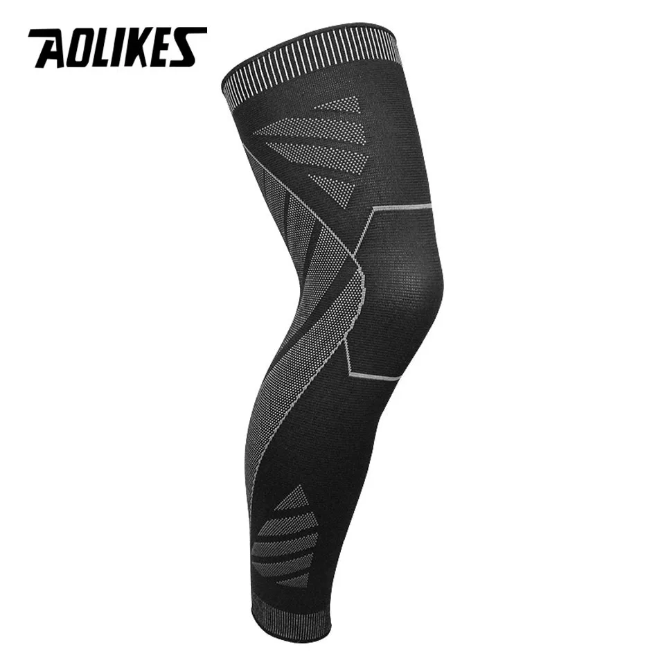 AOLIKES 1 Stück Knieschutz, elastische Kniestütze für Laufen, Basketball, Volleyball, Fußball, Radfahren