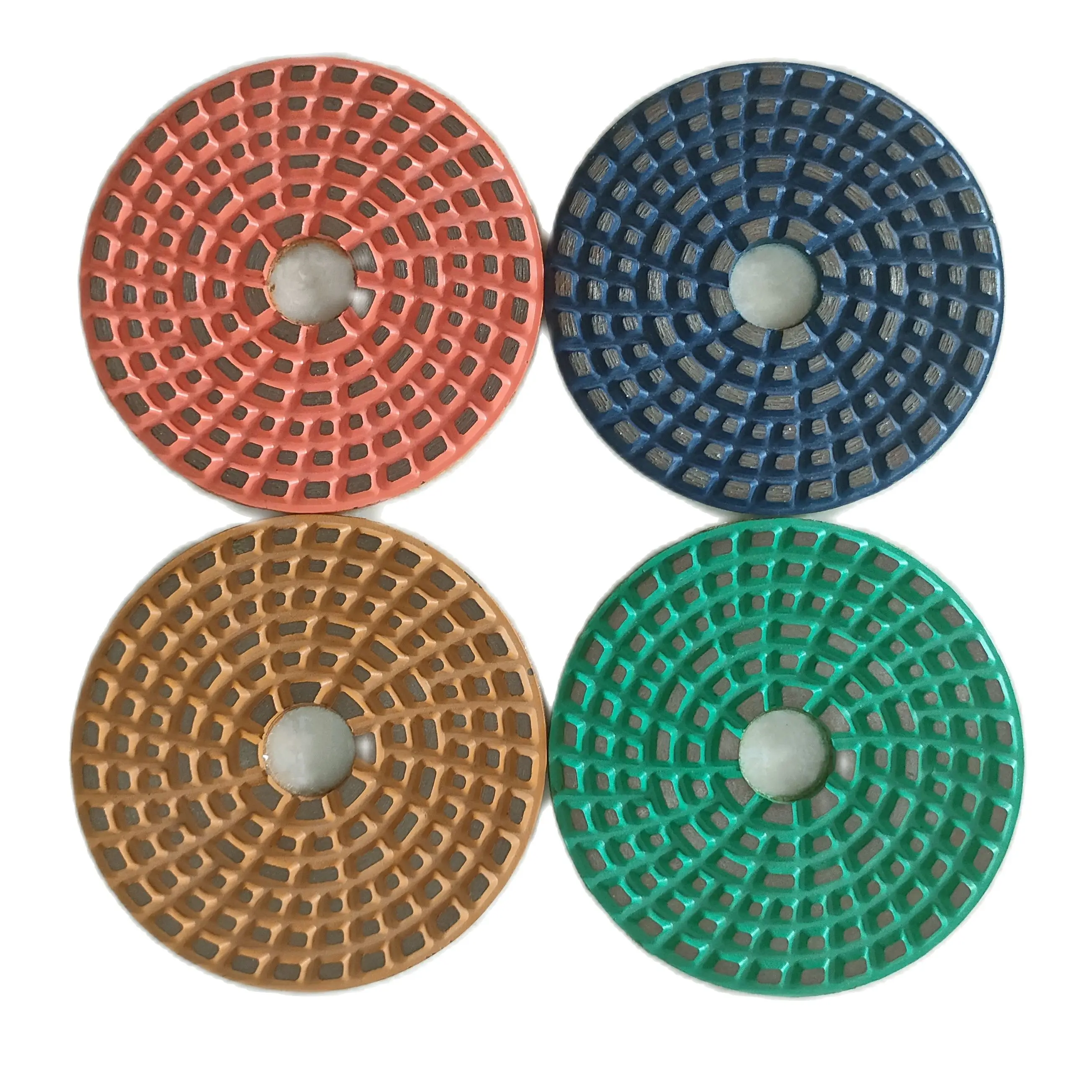 Hot Sale 4inch Floor Sintered Metal Bonded Polishing Pad for Stone and Concrete Grinding