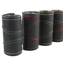 37-38 cm PU Leather Steering Wheel Cover, Steering Wheel Cover, Universal Car Steering Wheel Cover