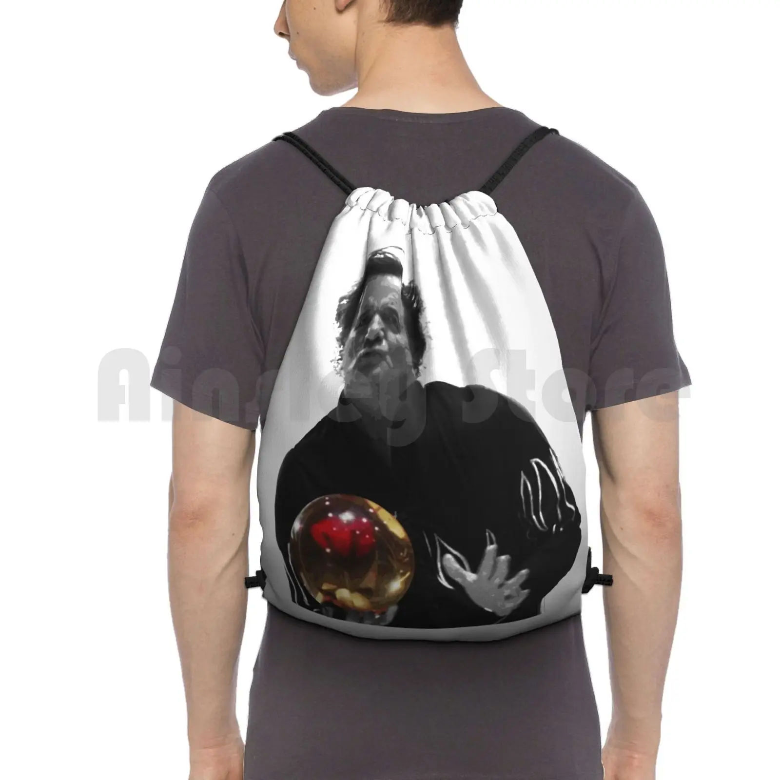 

Big Ern Bowl Backpack Drawstring Bags Gym Bag Waterproof Movie Film Big Ern Ernie Mccracken Comedy Bill Murray Bowling