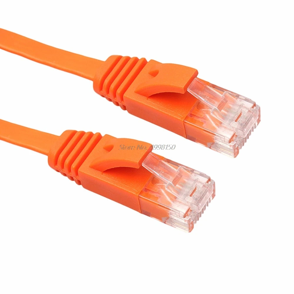 Cabo chato de rede ethernet cat6, para roteador pc