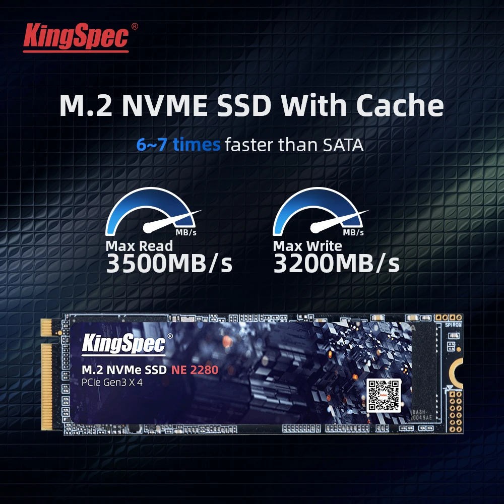 kingspec-512ギガバイトdramでm2-ssd-m2-pcie-nvme-1テラバイト2テラバイトソリッドステートドライブ2280内蔵ハードディスクとラップトップのためキャッシュ高速