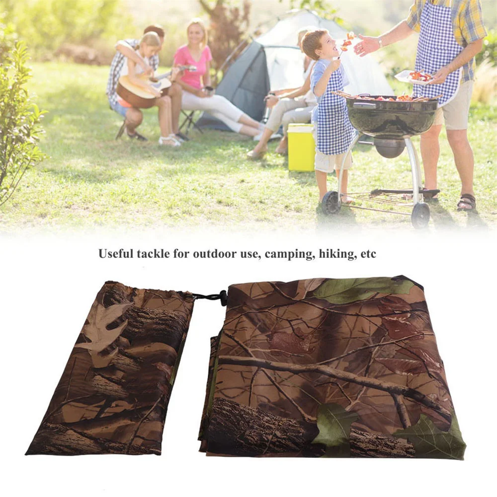 Waterproof Tactical Camouflage Tent Waterproof Cloth Sheet, Canopy Awning Rain Cover, Essential for Outdoor Hiking and Camping