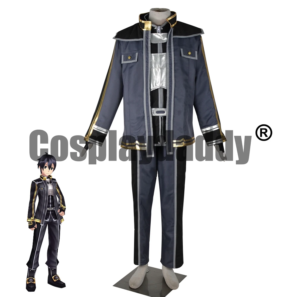 

Sword Art Online: Infinity Moment Kirigaya Kazuto Narusaka Kazuto Kirito Game Ver. Uniform Outfit Cosplay Costume F006