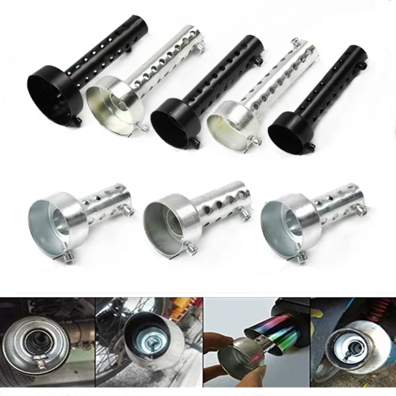 Motorcycle Exhaust Muffler DB Killer Silencer Iron Eliminator Sound Adjustable Universal Baffle Insert 35mm/42mm/45mm/48mm/60mm