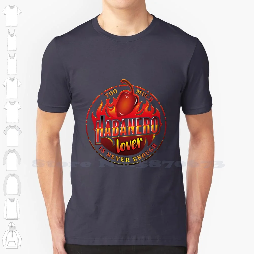 Habanero Lover Fashion Vintage Tshirt T Shirts Habanero Lover Hot Scoville Thai Food Curry Pepper