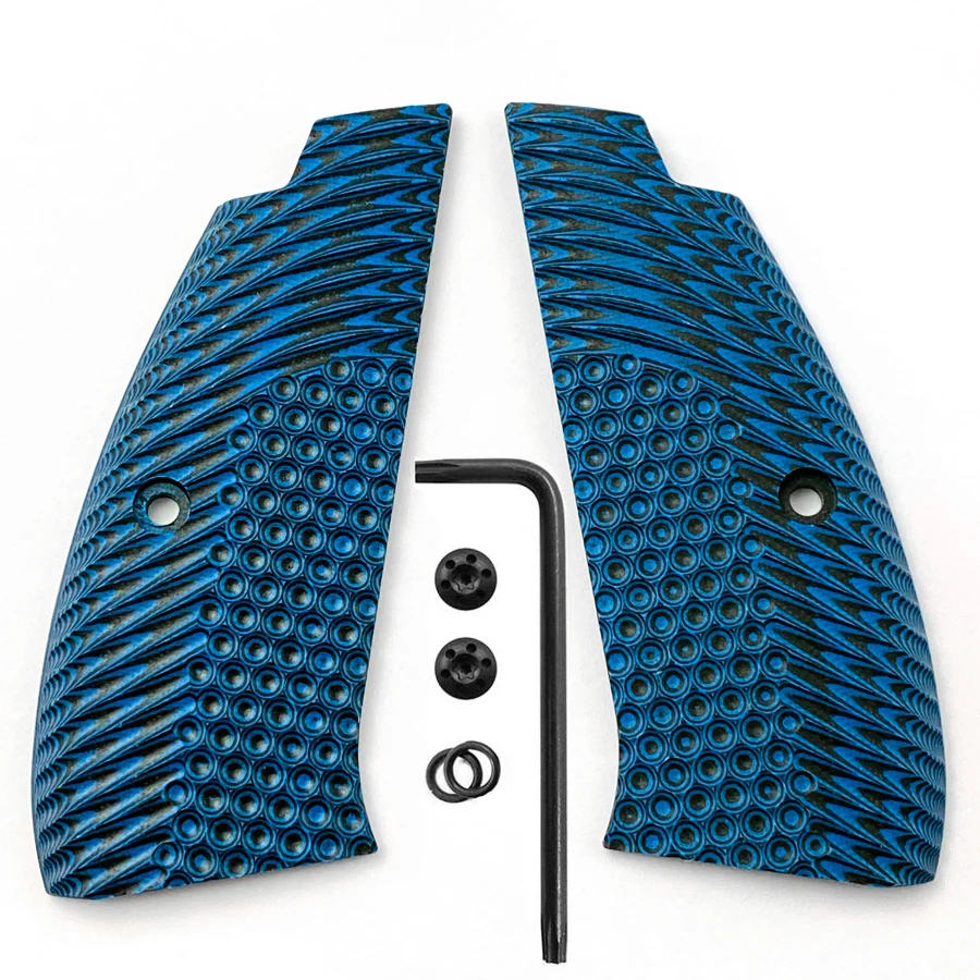 CZ75 Grips G10 Grips for CZ 75 Full Size, SP-01 Series, Shadow 2, 75B BD, Gun Grips Screws Included
