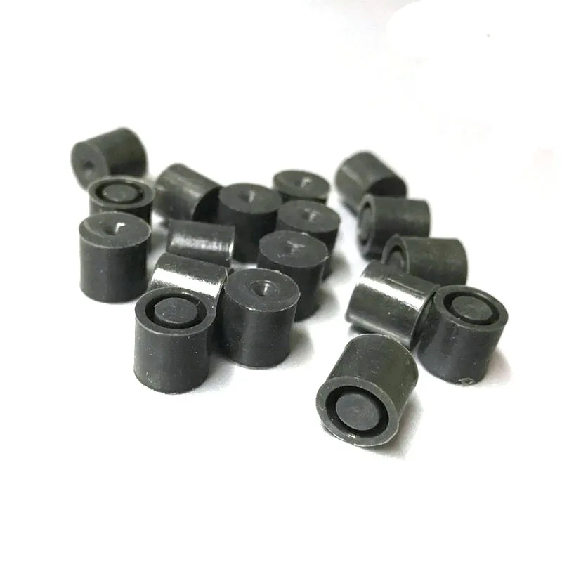 Black Electrode Tube Rubber Seal Stopper 9*9mm for 0.2mm to 3.0mm for EDM Drilling Machine Parts