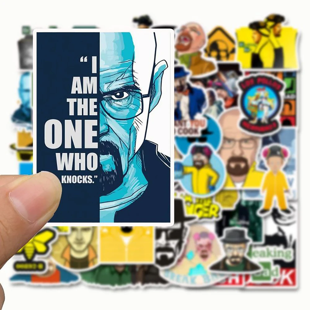 10/30/50PCS TV Show Breaking Bad Stickers Skateboard Fridge Guitar Motorcycle Luggage DIY Graffiti Decals Cool Sticker Kid Toys