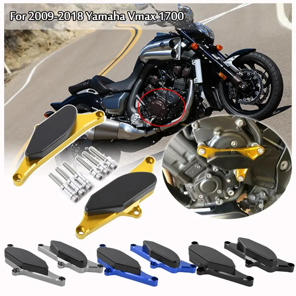 Engine Guard Cover Case Crash Pads Frame Slider For Yamaha VMAX 1700 VMAX1700 2009 2010 2011 2012 2013 2014 2015 2016 2017 2018