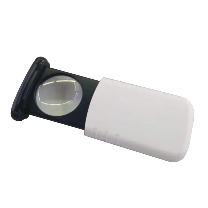 8X Illuminated Led Loupe Magnifier, Mini Magnifier Foldable Pocket Magnifier Portable Jewelry Reading Magnifying Glass Loupe