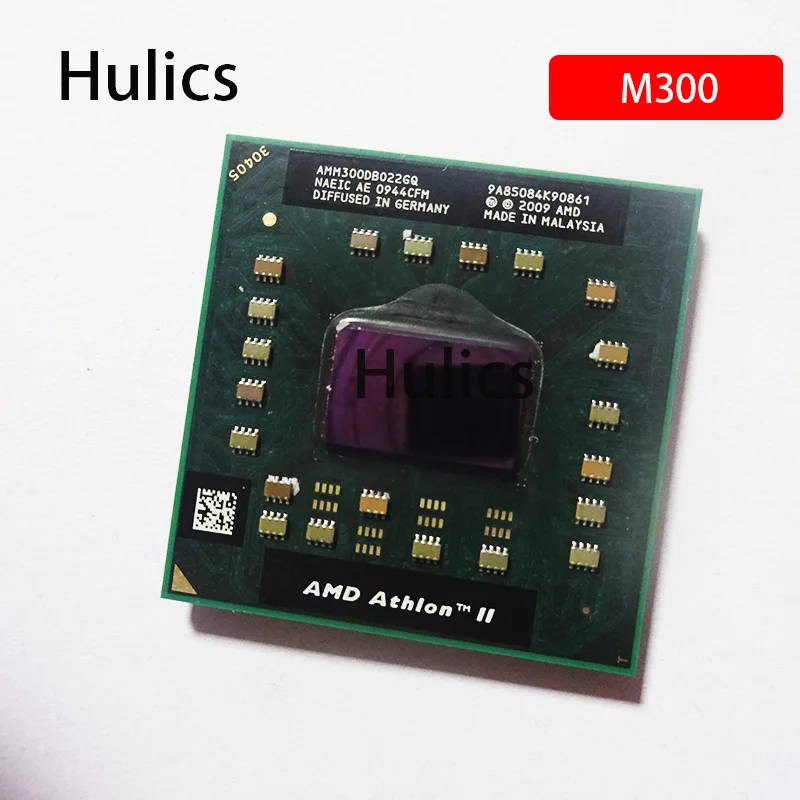 Hulics Used AMD Athlon II Dual-Core Mobile M300 2.0 GHz  Dual-Thread 2009 09 CPU Processor AMM300DBO22GQ Socket S1