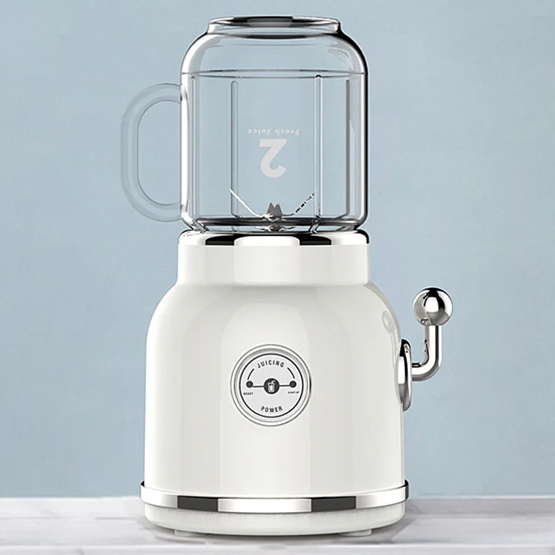 Exprimidor de frutas eléctrico de mano, licuadora portátil, exprimidor multifunción con cuchillos, herramienta de cocina