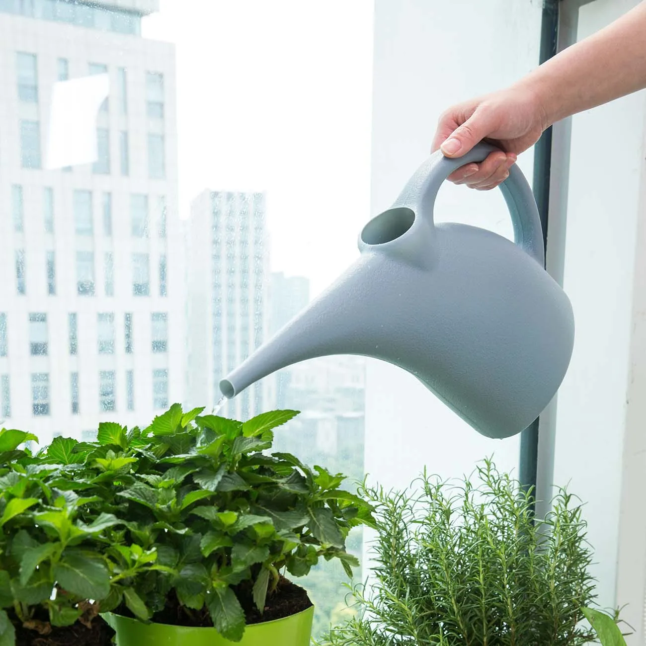 Plastic Watering Can Long Spout Elephant Houseplant Watering Pot jardim regadera Garden Accessories Indoor Irritation Tools