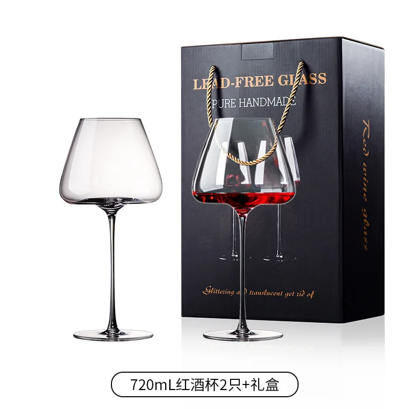 

High grade crystal red wine cup European goblet large wine cup enterprises give gifts and benefits to the annual meeting